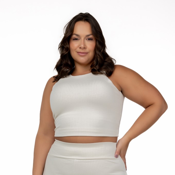 Cropped Regata Canelado