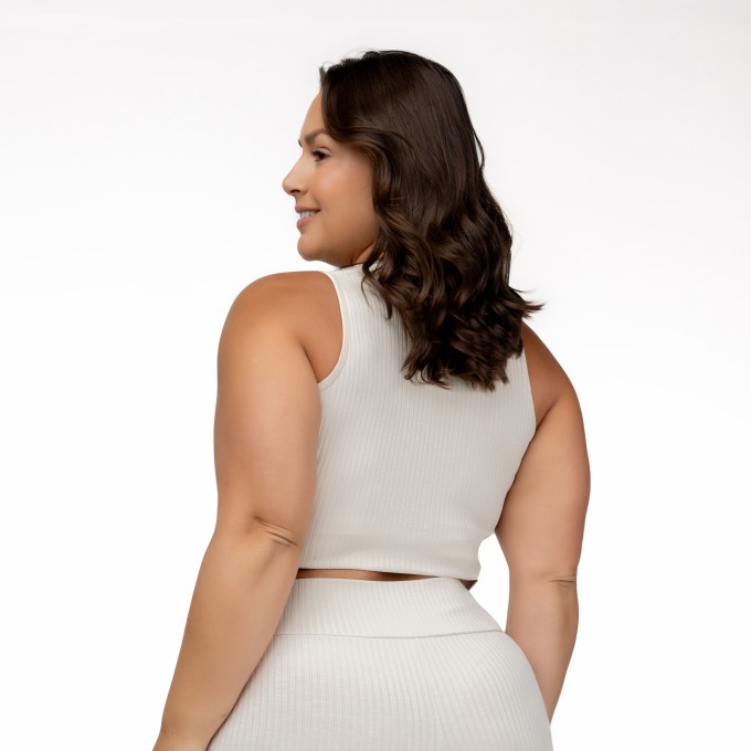 Cropped Regata Canelado
